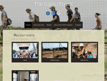 Tablet Screenshot of gabiiproject.org